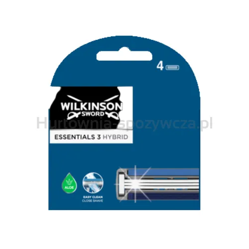 Wilkinson Sword Essentials 3 Hybrid Wkłady Do Maszynki 4 Szt.