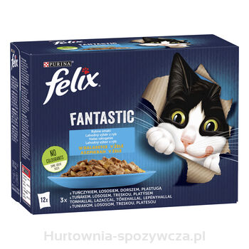 Felix Fantastic Ryba 12X85G = 1,02 Kg