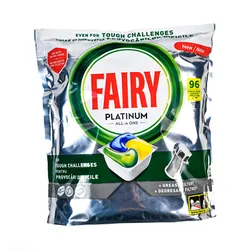 Fairy Kapsułki Do Zmywarki Platinum All in 1 Cytrynowe ( Lemon) 96szt.