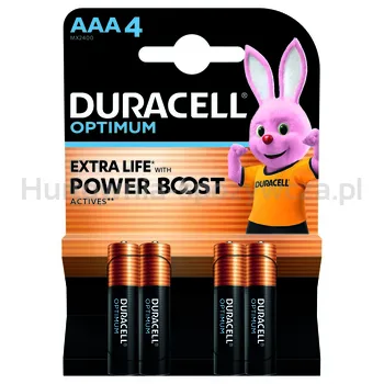 Duracell Bateria Aaa 4 Szt Optimum 