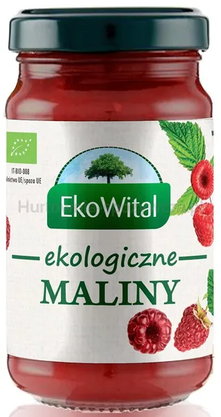 Mus Malinowy Bez Dodatku Cukru Bio 250 G