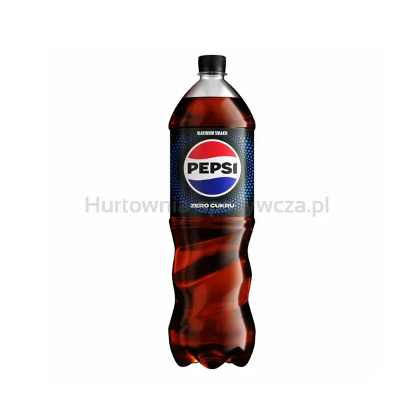 Pepsi Napój gazowany zero cukru 1,5 l kaucja (w tym +0,50 zł/szt. zwrotnej kaucji)