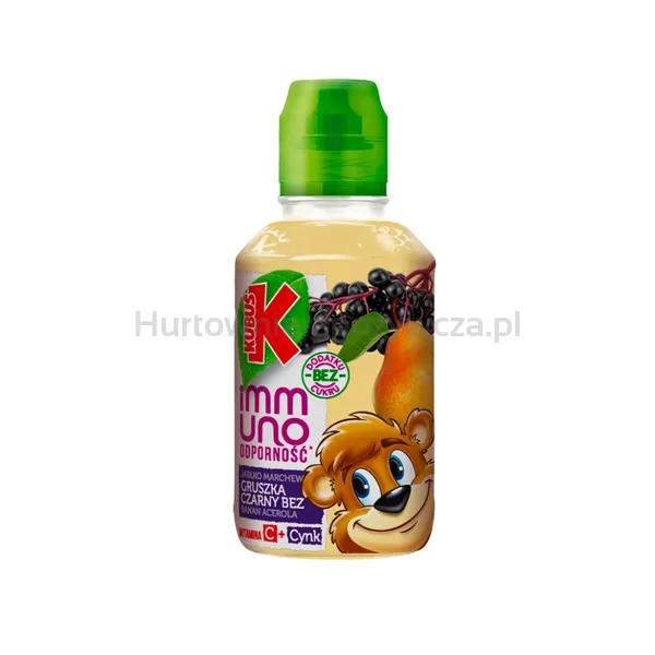 Kubuś Immuno Odporność Sok Gruszka Banan Czarny Bez 200 Ml