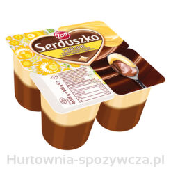 Zott Serduszko Pudding Czekolada-Wanilia 4X125G