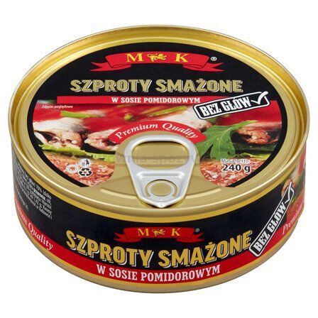 MK Smażone szproty w Sosie Pomidorowym 240 g