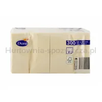 Duni Serwetki 2 Warstwowe 24X24 Kremowy 300 Szt.