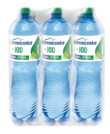 Woda Ustronianka z jodem 1,5L Lekkogazowana