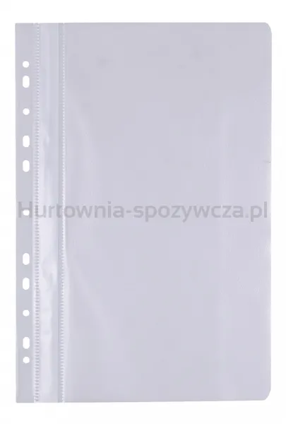 Office Products Skoroszyt, Pp, A4, Miękki, 100/170Mikr., Wpinany, Biały