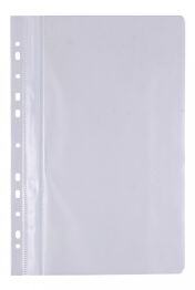 Skoroszyt OFFICE PRODUCTS, PP, A4, miękki, 100/170mikr., wpinany, biały