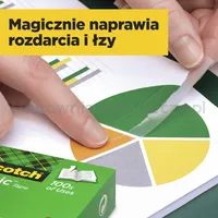 Taśma Biurowa Scotch® Magic™ (810), Matowa, 19Mm, 33M - 8
