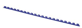 Office Products Grzbiety do bindowania A4, 6mm (25 kartek), 100 szt., niebieskie 