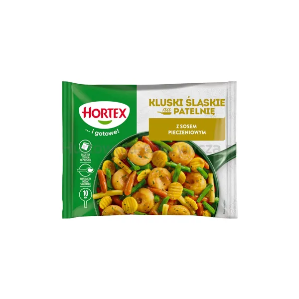 Hortex Kluski Śląskie Na Patelnię Z Sosem Pieczeniowym 400G