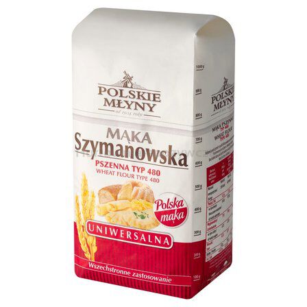 Polskie Młyny mąka Szymanowska uniwersalna typ 480 1kg