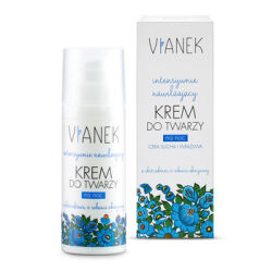 Vianek intensywnie nawilżający krem do twarzy na noc z ekstraktem z robinii akacjowej 50ml