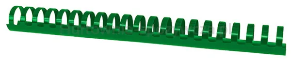 Grzbiety do bindowania OFFICE PRODUCTS, A4, 28,5mm (270 kartek), 50 szt., zielone