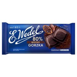 Wedel Czekolada Mocno Gorzka 80% 80G