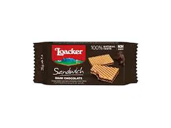 Loacker Sandwich Wafelek Czekoladowy 25G