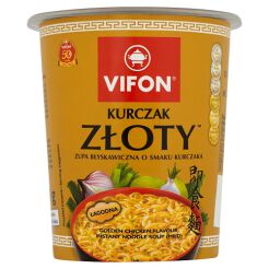 Vifon- Zupa Błyskawiczna O Smaku Kurczaka - Złoty 70 G
