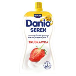 Danone Danio Serek Homogenizowany Truskawkowy 120 G