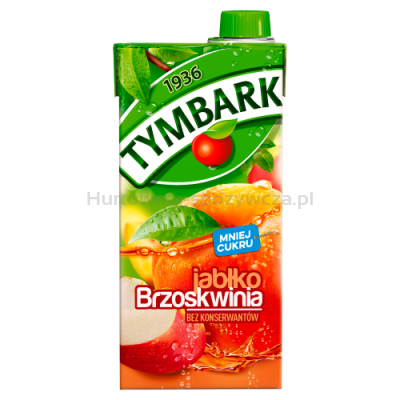 Tymbark Napój Jabłko Brzoskwinia 1 L