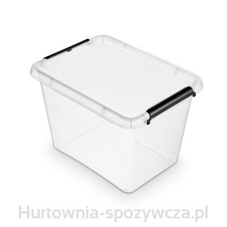 Pojemnik Do Przechowywania Moxom Simple Box, 19L, Transparentny