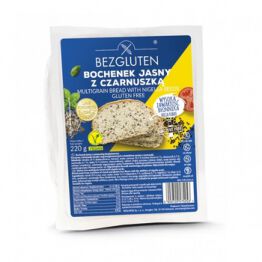 Bochenek jasny z czarnuszką 220g Bezgluten