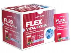 Activlab Flexvital Extra Smak Porzeczka-Żurawina (Display 330 G (30 Saszetek X 11 G)) Suplement Diety.