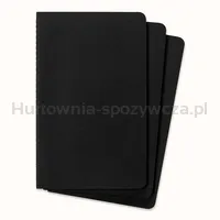 Zestaw 3 Zeszytów MOLESKINE Cahier Journals L (13x21cm) w kratkę, 80 strony, czarny - 2