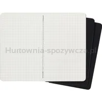 Zestaw 3 Zeszytów MOLESKINE Cahier Journals L (13x21cm) w kratkę, 80 strony, czarny - 4