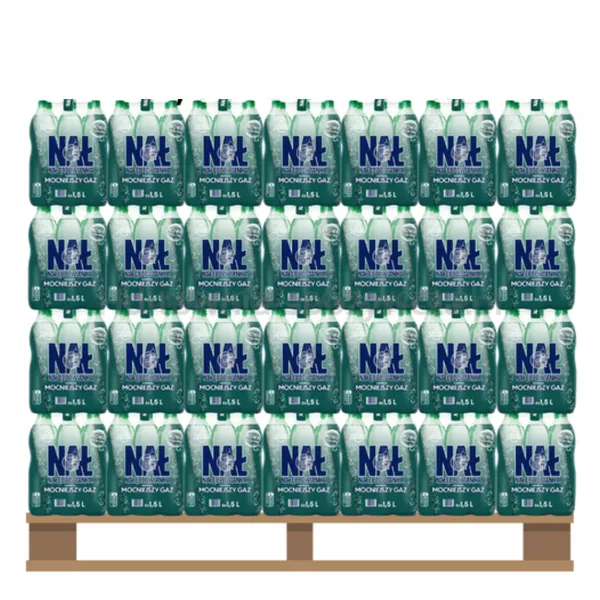 Woda Nałeczowianka Gazowana 1,5L<br>(Paleta 504 szt.)  SK