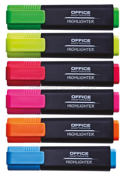 Office Products Zakreślacz fluorescencyjny, 1-5mm (linia), różowy  - 3
