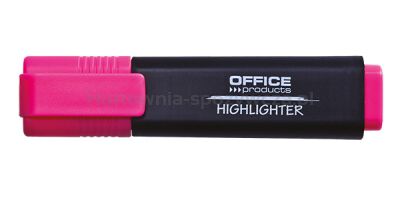 Office Products Zakreślacz fluorescencyjny, 1-5mm (linia), różowy 