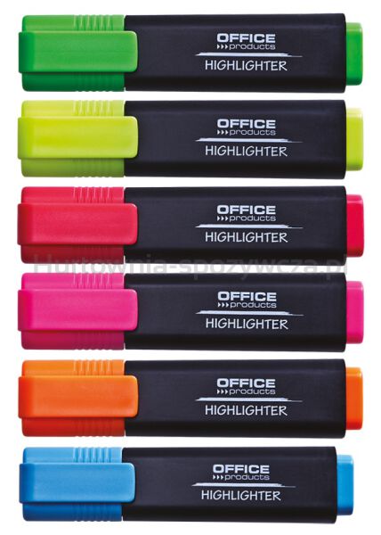 Office Products Zakreślacz fluorescencyjny, 1-5mm (linia), niebieski  - 3