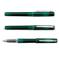 Pióro wieczne Platinum Prefounte Dark Emerald, M, w plastikowym opakowaniu, na blistrze, zielone - 5