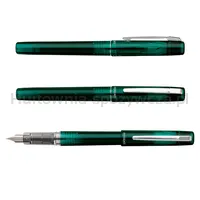 Pióro wieczne Platinum Prefounte Dark Emerald, M, w plastikowym opakowaniu, na blistrze, zielone - 5