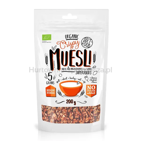 Diet Food Musli Crunchy Superfoods Bio 200 G
