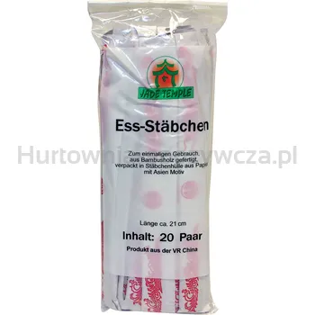 Jade Temple Pałeczki Bambusowe W Opakowaniu Papierowym 20 Par 