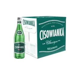 Cisowianka Woda Mineralna Niegazowana 700ml Szkło