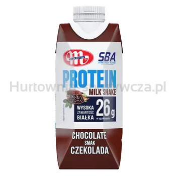 Mlekovita SBA Napój proteinowy o smaku czekoladowym UHT 350g