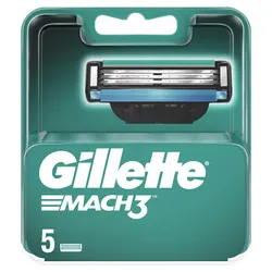 Gillette Mach3 Ostrza Wymienne Do Maszynki Do Golenia Dla Mężczyzn, Z Ostrzami Twardszymi Niż Stal, 5 Sztuk