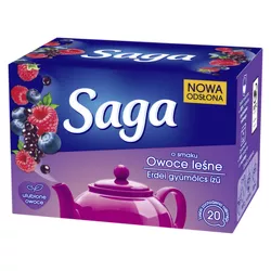 Saga Herbata o smaku owoce leśne 20 tb 34 g