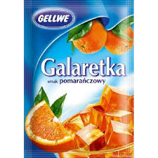 Gellwe Galaretka Smak Pomarańczowy 72G