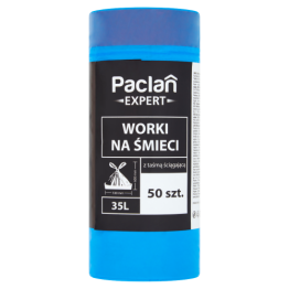 Paclan Expert Worki Na Śmieci Z Taśmą 35L 50 Szt.