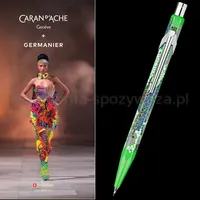 Ołówek mechaniczny CARAN D'ACHE 844 Germanier, 0,5mm, w pudełku, zielony neonowy - 7