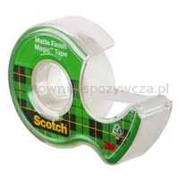 Taśma biurowa SCOTCH® Magic™ (890; 8-1975), matowa, z dyspenserem, 19mm, 7, 5m - 2