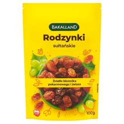 Rodzynki Bakalland Sułtańskie 100 G