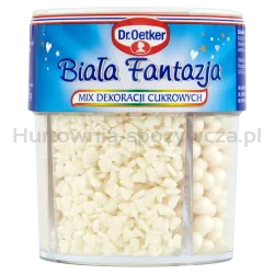 Dr.Oetker Biała Fantazja Mix Dekoracji Cukrowych 73 G