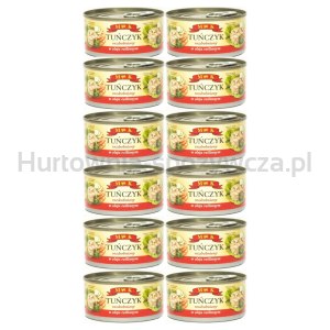 MK Tuńczyk Kawałki w oleju roślinnym 170 g. x 12 sztuk