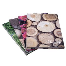 Office Products Brulion, Nature, A5, w linie, 96 kart., mix 