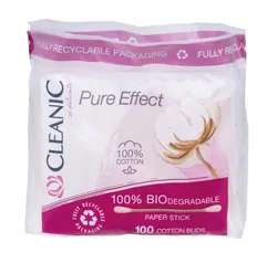Patyczki higieniczne CLEANIC Pure Effect, 100 szt.